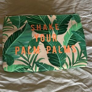 Stella & Dot Navy Striped Pouch